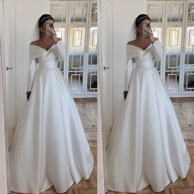 Wedding Dresses With Added Sleeves, Wedding Dresses With Chiffon Sleeves, Long Sleeve Wedding Dress Pregnant, Bodice Wedding Dress With Sleeves, Sleeved A Line Wedding Dress, Modest Traditional Wedding Dress, Plus Size Flattering Wedding Dress, Masculine Wedding Dresses, Plus Size Curvy Wedding Dress