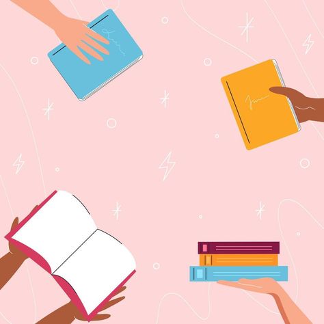 Exchange, buying or donation books. Hands giving books. Concept of books lovers, education, reading, development, library. Vector flat illustration. Book Lovers, Hands Giving, Book Exchange, Donate Books, Reading Journal, Flat Illustration, Vector Art, Book Art, Books To Read