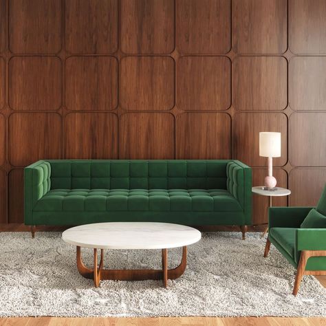 Dimant Wood Wall Panel in Walnut with Premium Oil Finish Midcentury Modern Wood Panel Walls, Walnut Wall Paneling, Midcentury Wood Panel Wall, 50s Wood Paneling, Wood Paneled Walls Living Room, Curved Wood Panel Wall, Mid Century Wood Paneling, Wood Wall Paneling, Wood Wall Panel