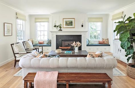 Cape Cod-Style House Gets Long-Awaited Transformation - This Old House Cape Cod House Interior, 1970s House, Cape Cod Style House, Cape Cod Style, Cape House, Rich Home, Cape Cod House, Worth The Wait, Lounge Room