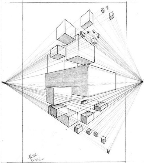 W2A2_KatieCahill 2 Point Perspective Drawing, 2 Point Perspective, Perspective Sketch, Andermatt, Perspective Drawing Architecture, Perspective Drawing Lessons, Point Perspective, Perspective Art, Architecture Drawing Art