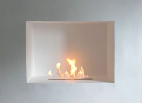 Biofuel Fireplace, Retail Flooring, Gel Fireplace, Bio Architecture, Minimalist Fireplace, Painting Furniture Ideas, Indoor Outdoor Fireplaces, Modern Home Decor Bedroom, Feature Wall Design