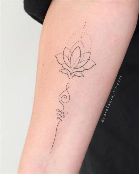 22 Fascinating Lotus Flower Tattoos To Celebrate Spiritual Awakening And Rebirth Lotus Flower And Breathe Symbol Tattoo, Moon And Lotus Tattoo, Lotus Flower Outline, Lotus Flower Tattoo Ideas, Rebirth Tattoo, Lotus Flower Tattoo Meaning, Lotus Flower Tattoos, Summer Tattoos, Flower Leg Tattoos