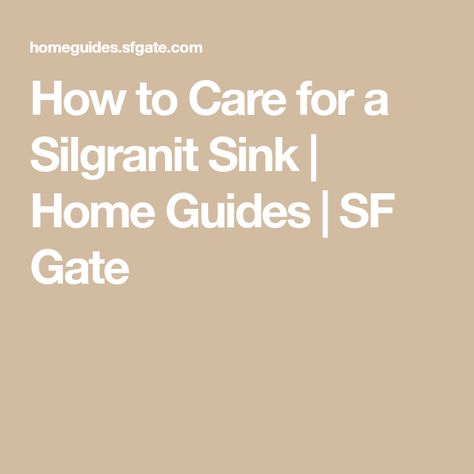 Blanco Silgranit Sink, Blanco Sink, Silgranit Sink, Dish Detergent, Hard Water Stains, Vinegar And Water, Clean Sink, Water Spots, Steel Wool