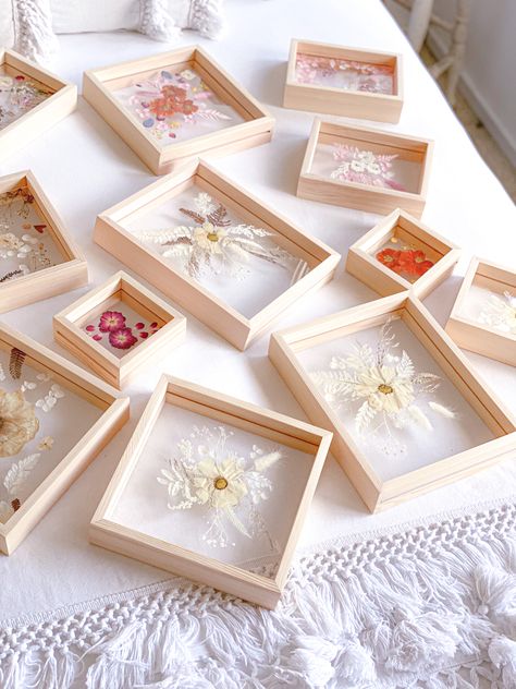 Tea Party Birthday Ideas, Dried Flowers Diy, Flower Frames, Floating Frames, Pressed Flower Crafts, Flower Stock, Bouquet Preservation, Unique Tea, Pressed Flower Art