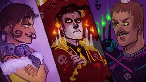 The Book of Life - Maria as The Candle Maker, Manolo as La Muerte, and Joaquin as Xibalba Book Of Life Movie, The Book Of Life, X Reader, One Shot, Disney Fan Art, Kids Shows, Cool Art Drawings, Disney And Dreamworks, Disney Drawings