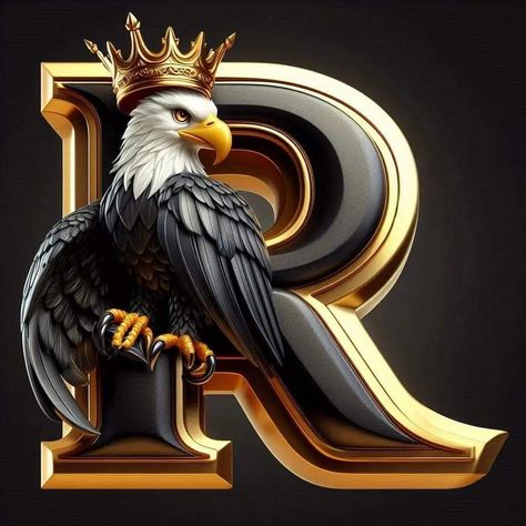 R Alphabet, R Letter Design, Home Screen Wallpaper Hd, Name Drawings, Letter Art Design, Eagle Wallpaper, Stylish Alphabets, Photo Collage Design, Photo Album Design