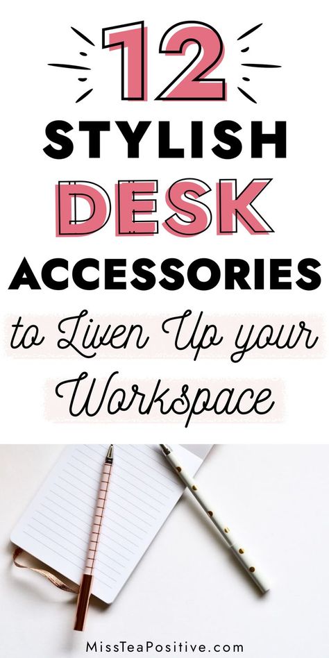 How to make your desk look aesthetic? Here are 12 luxurious-looking and stylish desk accessories for your home office. This list of unique and minimal design office products and tools includes all modern, clear acrylic, gold, ceramic, brass, white and gold, pink, rose gold, and marble pattern office items. Also, you’ll find cute office supplies, chic luxury office must haves, fun work from home office stationery, and Amazon finds for personalized gift ideas. Moody Desk Setup, Outfit Ideas Lazy, Feminine Wall Decor, A Stylish Letter, Gorgeous Office, Work From Home Outfit Ideas, Office Must Haves, Stylish Desk Accessories, Desk Accessories For Women