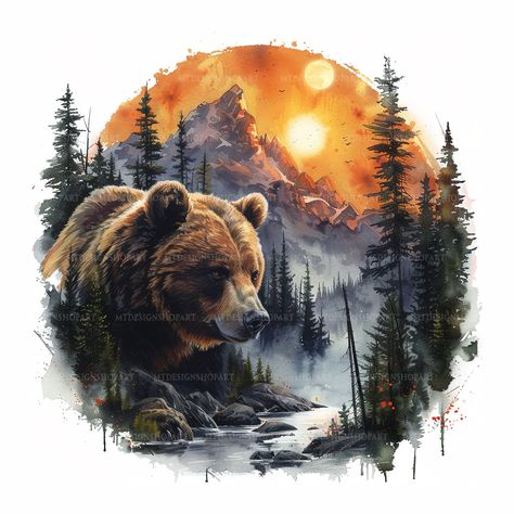 Brown Bears, Bank Robber, Bear Clipart, Unique Images, Bear Pictures, Gothic Metal, Wonderful Picture, Bear Art, Junk Journaling