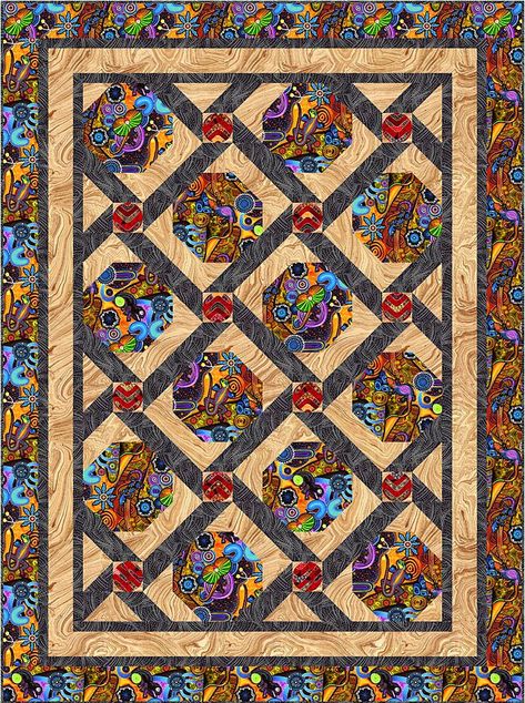 Patchwork, Walkabout Quilt Pattern, Walkabout Quilt, Walk About Quilt Pattern, Walk About Quilt, Octagon Quilt, Freedom Quilt, Quilted Placemat Patterns, Quilt Pattern Free