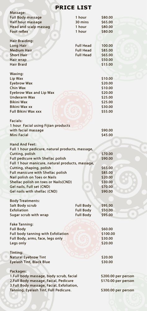 Check out our Spa & Beauty Menu - listing all our Services and Prices. Spa Services Menu Ideas, Salon Pricing Menu Ideas, Esthetics Price List, Esthetics Service List, Service Menu Spa, Price List Esthetician, Esthetician Price List Ideas, Lash Service Menu Ideas, Esthetician Services Ideas