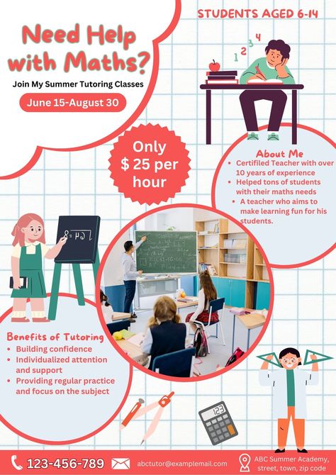 Tuition Classes Banner, Tuition Poster Design, Tutoring Flyer Template, Tutor Flyer, Tuition Poster, Tutoring Flyer, Tuition Classes, Math Tutor, Online Tutoring