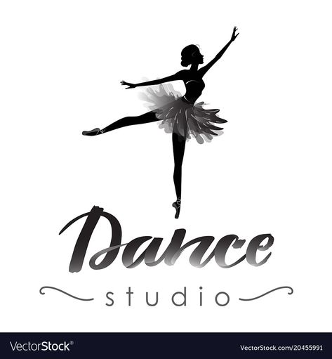 Dance Company Logo, Dancer Logo, Pole Dance Studio, Logo Signage, Dance Logo, Business Vector Illustration, Logo Hand, Modern Lettering, Advertise Your Business