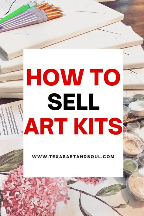 Paint Party Headquarters, Paint Containers, Paint Your Own Pottery Business, Paint Kits For Adults, Kits To Sell, Diy Art Kit, Craft Kits To Sell, Canvas Paint Party, Paint Party Business