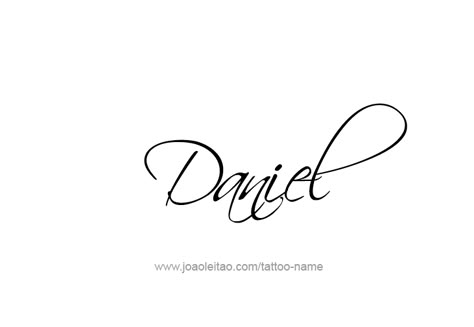 Daniel Calligraphy Name, Daniel Name Tattoo, Daniel Tattoo, Cute Disney Tattoos, Flower Spine Tattoos, Calligraphy Name, Name Tattoo Designs, Just Ink, Name Tattoo