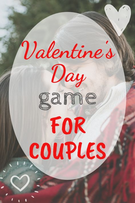 Valentines' Day game for couples. A relationship building activity for couples. Valentine's Day idea. Valentine's day date idea. #valentinesday #couples #datenight #valentinesdate Valentine’s Day Games For Couples, Marriage Activities, Valentines Day Games For Adults, Valentines Games For Couples, Couples Ministry, Couple Party Games, Couples Valentines Day, Couples Night, Game For Couples