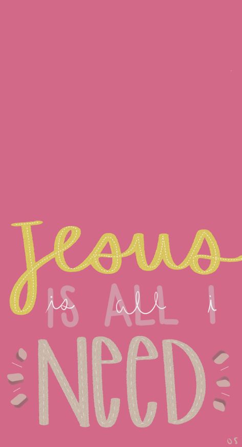 Cute Jesus Backgrounds, God Is All I Need, Jesus Is All I Need, Cute Jesus Wallpaper, Jesus Over Everything, Lilly Grace, Cute Bible Verses, Cute Bibles, Christian Quotes Wallpaper