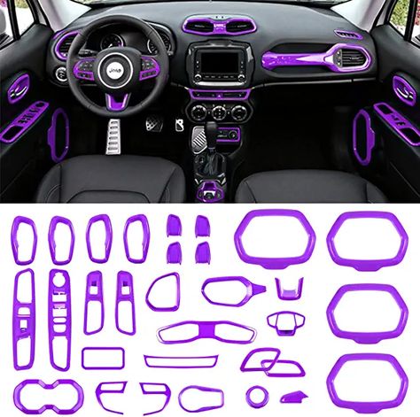 Amazon.com: purple car accessories Aksesoris Jeep, Jetta A4, Koenigsegg Regera, Carros Bmw, Mazda Rx8, 2015 Jeep Renegade, Jeep Wrangler Accessories, Purple Car, Cool Car Accessories