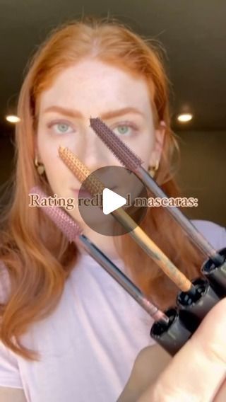 How to be a Redhead® on Instagram: "“My standards for mascara are so high but these blew me away.” - @ashieadams 👩‍🦰👨‍🦰 #FinallyHaveLashes Enhancing redhead mascara in Plum & Brown dropped today! Shop all shades on IG shop or direct, link in bio 🛒" Red Head Mascara, Mascara For Redheads, Auburn Mascara, Burgundy Mascara Brown Eyes, Redhead Mascara, Benefit They're Real Magnet Mascara, Fiery Redhead, Brown Mascara, Redheads