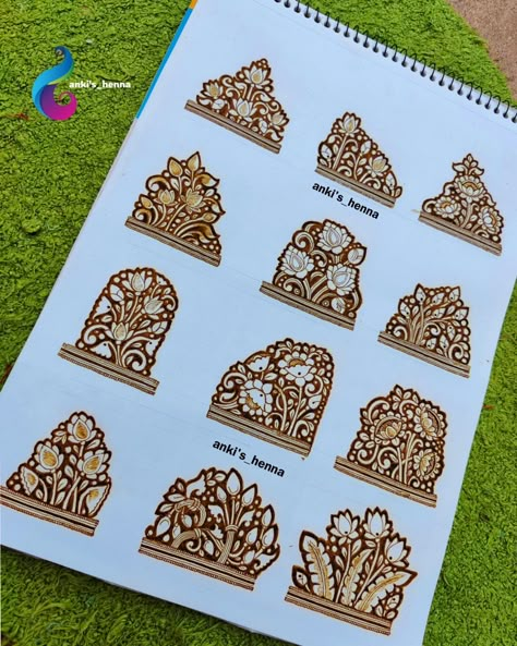 A guide for Lotus cutwork designs! Save it , tag me in your posts, follow @ankis_henna for more tutorials! #hennatutorial #hennainspiration #mehenditutorial #mehendiinspiration #onlinemehendiclass #onlinecoaching #onlinetutorial #pune #punemehendiartist #artistsoninstagram Mehndi Start Up Design, Henna Basic Elements, Cutwork Mehendi Designs, Mehndi Basics, Henna Beginners, Lotus Mehndi Design, Mehndi Elements, Henna Elements, Basic Henna