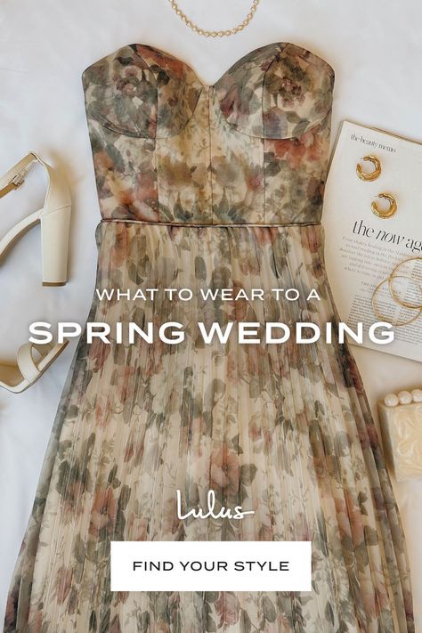 Need some help this RSVP season? Use these tips and tricks to help choose what to wear to a spring wedding in 2023--and shop the options! Spring Time Wedding Guest Dresses, Wedding Guest Dress Vineyard, Wedding Guest Dress Sage, Wedding Shower Dresses Guest, Savannah Georgia Wedding Guest Dress, Cocktail Dress Spring Wedding Guest, Wedding Guest Spring 2024, Spring Dress For Wedding Guest, Summer Winery Wedding Outfit Guest