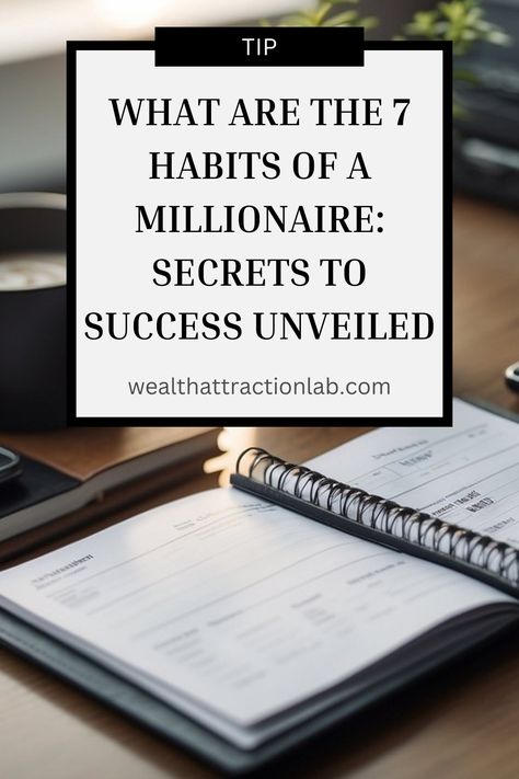 Ever wondered if there's a secret sauce that makes millionaires, well, millionaires? Surprisingly, it's less about chance and more about habits.



Developing the right routines can set you on the path to financial success and turn your dreams into reality.



Imagine adopting just a few changes in your daily routine that could potentially transform your life.



From smart financial decisions to fostering a growt...

#MoneyManifestation #PersonalDevelopment #WealthBuilding #StartAttractingWealt Reading Help, Multiple Streams Of Income, Become A Millionaire, 7 Habits, Secret To Success, Financial Success, Daily Routine, Best Investments, Transform Your Life