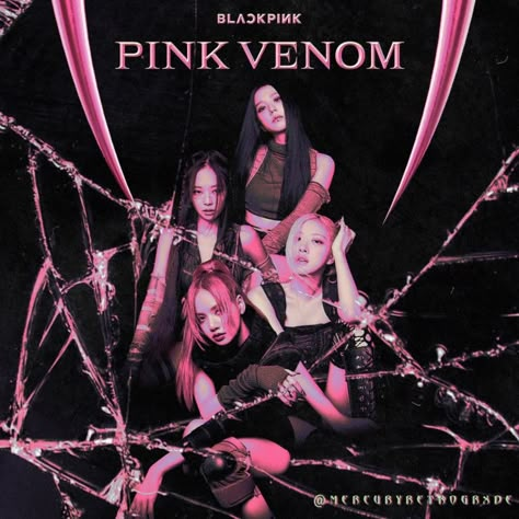 #Rose #Jennie #Jisoo #Lisa Blackpink Poster Pink Venom, Black Pink Album Cover, Blackpink Layout, Blackpink Items, Pink Venom Edit, Blake Pink, Blackpink Pink Venom, Pics To Print, Black Pink Background