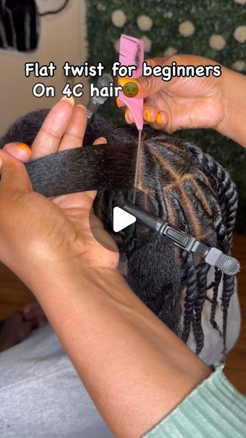 Shortanee Young-Grant on Instagram: "Flat twist for beginners 😎 #natural #naturalhair #2strandtwist #pov #tips #trick #braids #tuck #hairstyles #feedins #knotless #Boxbraids #tribal #tribalbraids #braid #blessed #thankful #humble #grateful #vibe #work #happy  #tucking #knotlessbraids" Side Flat Twist Hairstyles, Flat Twist Styles For Kids, Rubber Band Twist Natural Hair, 90s Flat Twist Hairstyles, Flat Twist Short Natural Hair, Feed In Flat Twist Hairstyles, Flat Twist Kids Hairstyles, How To Do Flat Twist On Natural Hair, Individual Twists For Black Women