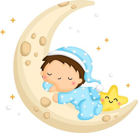 A cute boy sleeping on the moon | Free Vector #Freepik #freevector Sleep Cartoon, Sleeping On The Moon, Boy Sleeping, Moon Cartoon, Anime Bebe, Bohemian Baby Shower, Boy Baby Shower Ideas, Sleeping Animals, Baby Logo