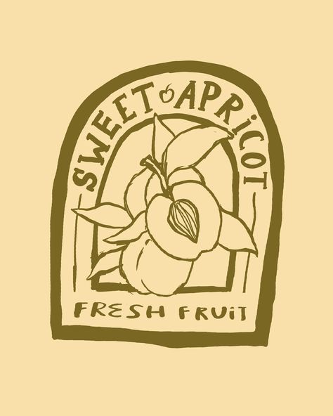 peachtober day 9 : apricot 🍑 #peachtober24 #peachtober #peachtober24apricot @peachtober [art, art challenge, art, experiment, gouache watercolour, experiment, daily art challenge, digital art, digital painting, illustration, digital illustration, independent artist, artist, poster, sticker, poster design, sticker design, fruit sticker, vintage, vintage design, vintage illustration, fruit illustration] Pecan Illustration, Apricot Illustration, Daily Art Challenge, Illustration Fruit, Sticker Poster, Fruit Illustration, Granola Girl, Design Sticker, Illustration Digital