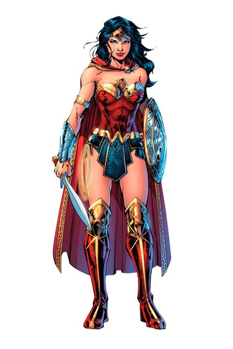 The Evolution of Wonder Woman's Look Comic Wonder Woman, Wonder Woman Comics, Wonder Woman Design, Jim Lee Art, Dc Rebirth, Wonder Woman Art, Univers Dc, Jim Lee, New 52