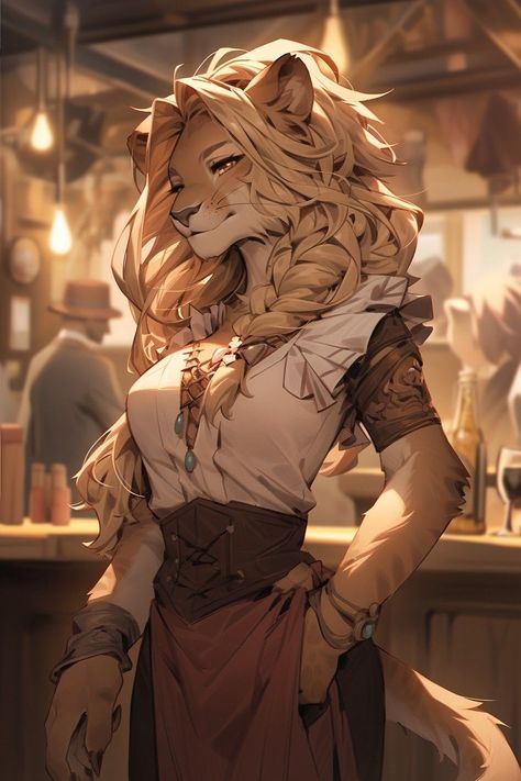 Animal People Character Design, Werelion Female, Ferret Dnd Character, Tabaxi Druid Female, Tabaxi Rogue Female Dnd, Tabaxi Swashbuckler, Tabaxi Character Design, Harengon Dnd Female, Dnd Tabaxi Female