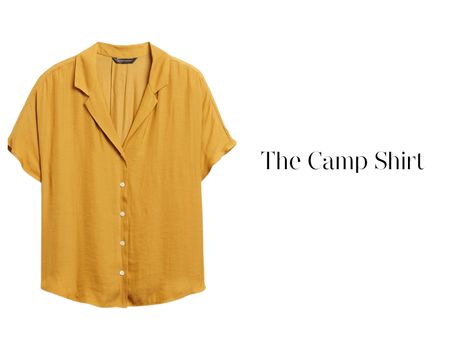 Camp Collar Shirt Outfit Women, Camp Shirts Women, Camp Collar Shirt, Camp Shirt Outfit, Collared Shirt Outfits, Wardrobe Consultant, Resort Shirt, Classic Wardrobe, Outfit Formulas