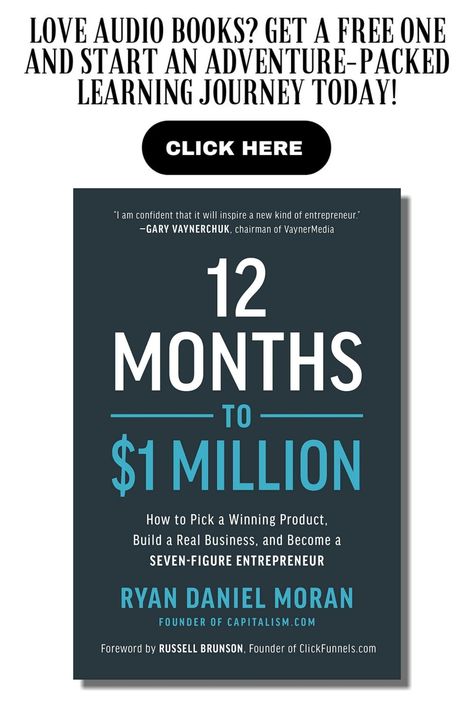 Get ready to take your business and life to the next level with 12 Month To 1 Million! This book provides a comprehensive roadmap for entrepreneurs, helping them reach their goals in just one year. Learn how you can become successful today by reading this amazing guidebook! Business Books Worth Reading, Email Blast, Books To Read Nonfiction, One Million Dollars, Bulk Email, Recommended Books, Unread Books, Learning Journey, Audible Books