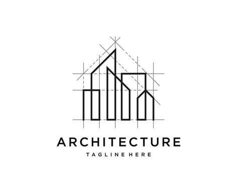 Architecture logo design vector template. Architect and Construction vector logo template Architecture Firms Logos, Architectural Logo Design, Architect Firm Logo, Architecture Logo Design Ideas Graphics, Architect Logo Design Ideas, Architecture Company Logo, Architecture Firm Logo, Bazo Design, Architectural Font