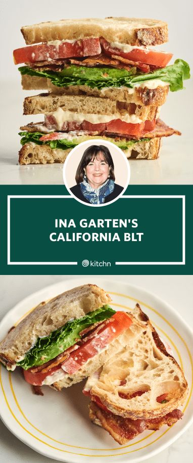 I Tried Ina Garten's California BLT Sandwich Recipe | Kitchn Blt Sandwich Recipes, Blt Recipes, Summer Sandwiches, Ina Garten Recipes, Blt Sandwich, Summer Side Dishes, Juicy Tomatoes, Brunch Ideas, Sandwich Recipe