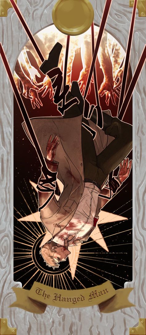 Reiner 
Reiner Braun
Attack on Titan
Snk
Shingeki no Kyojin
Wallpaper
Tarot Art Collab, Aot Wallpaper, Hanged Man, Reiner Braun, Titan Fanart, Connie Springer, Netflix Anime, The Hanged Man, Man Wallpaper