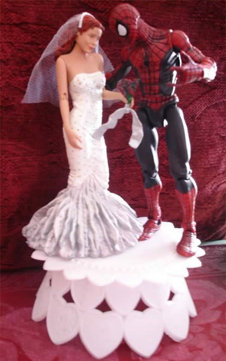 Divorce Cake Topper, Spiderman Wedding, Superhero Wedding Cake, Zoe Cake, Geek Wedding Cake, Weird Wedding, Spiderman Cake Topper, Nerd Wedding, Superhero Wedding