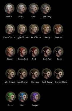 HAIR COLOR CHART Dai Inquisitor, Which Hair Colour, Grey Warden, Dragon Age 3, Dragon Age Games, Dragon Age Series, Female Elf, Hair Color Chart, Red Bedding