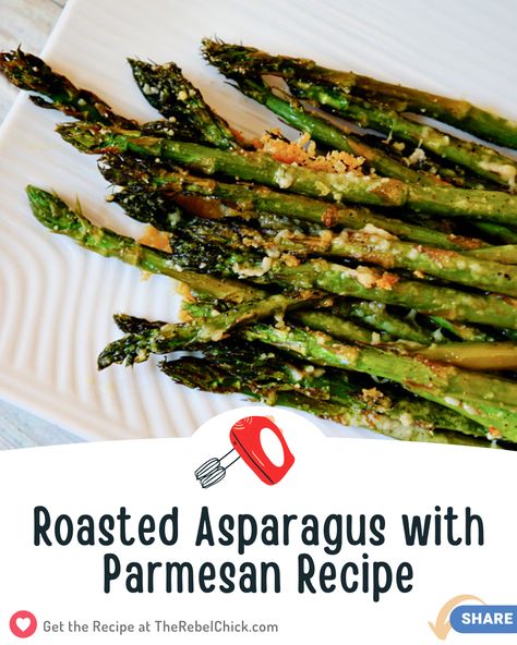 Roasted Asparagus with Parmesan Recipe Roasted Asparagus With Tomatoes, Best Asparagus Recipe Ovens, Roast Asparagus In Oven, Roasted Asparagus Oven, Roasted Asparagus Recipes, Roasted Asparagus Parmesan, Asparagus In The Oven, Parmesan Roasted Asparagus, Oven Baked Asparagus