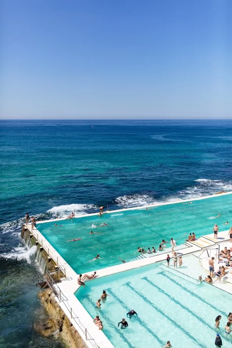 Bondi Icebergs, Sydney Skyline, Bronte Beach, Sydney Beaches, Design Darling, Sydney Travel, Trip To Australia, Sydney City, Before Sunrise