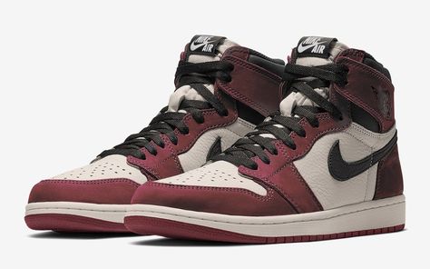 Air Jordan 1 High OG "Burgundy Crush" Coming Holiday 2021 - HOUSE OF HEAT | Sneaker News, Release Dates and Features Burgundy Jordans, Baseball Jacket Outfit, Funky Shoes, High Heel Sneakers, Jordan 1 High Og, Nike Air Jordans, Air Jordan 1 High, Shoes Collection, Jordan 1 High