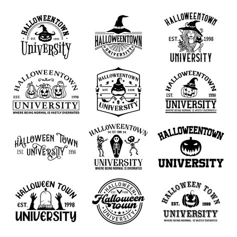 Halloweentown University Svg, Halloween Town Svg, Halloweentown Tattoo, Spookie Season, Halloweentown Svg, Halloween Town University, Spooky Vibes Svg, Halloweentown University, Personalized Halloween Gifts