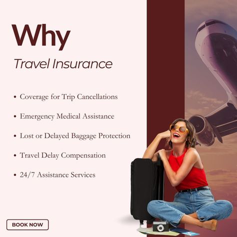 Did you know that unexpected events can derail even the most meticulously planned trips? That's where travel insurance comes in. From lost luggage to medical emergencies, having coverage ensures that you can focus on enjoying your adventure instead of worrying about the what-ifs. Your next journey deserves the added peace of mind that travel insurance provides. Ready to explore with confidence? Get in touch with me today for personalized travel insurance options! Don't forget to follow me for... Lost Luggage, Insurance Coverage, Travel Deals, Emergency Medical, Travel Insurance, Peace Of Mind, Focus On, Knowing You, Did You Know