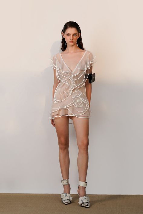 49a Sheer Dress Outfit, Sheer Dresses Outfit, Mini Dress Runway, Clothing Reference, Sheer Clothing, Sheer Mini Dress, Transparent Dress, Boss Girl, Sheer Fashion