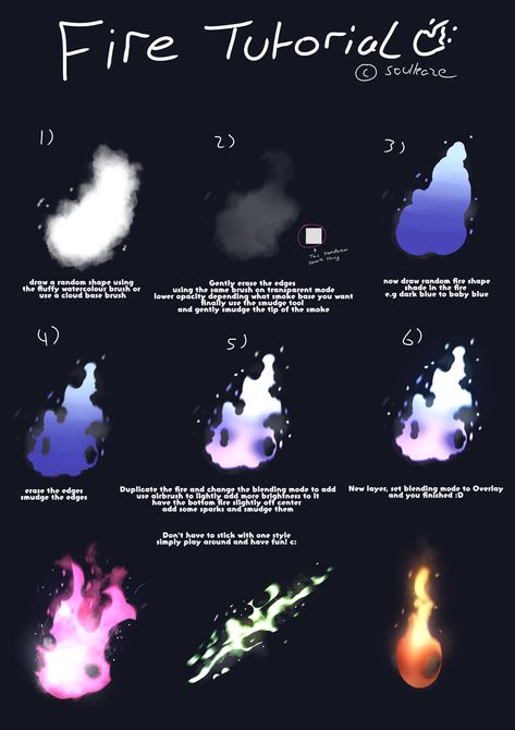 drawingden: “Drawing Fire Tutorial by xSOULKAZEx ” Fire Tutorial, Kitsune Cosplay, Drawing Fire, Anime Magic, Fire Drawing, Elemental Magic, Super Powers Art, Procreate Tutorial, Digital Art Beginner