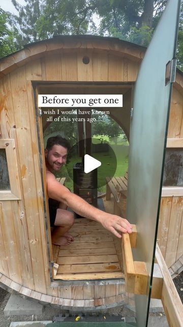 Home Sauna Room Ideas, Sauna Diy Outdoor, Garden Sauna Ideas, Outdoor Sauna Ideas Backyards, Outdoor Sauna Ideas, Sauna Layout, Sauna Bathroom Ideas, Sauna Aesthetic, Backyard Sauna