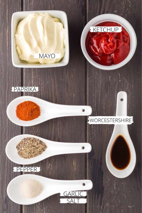 How to Make Raising Cane's Sauce (Copycat)- Raising Cane's secret sauce is the perfect blend of mayo, ketchup, and spices. This copycat recipe tells you exactly what is in the signature sauce, so you can make it at home. Raising Canes Chicken Recipe, Canes Sauce Recipe, Raising Cane Sauce Recipe, Fry Seasoning, Canes Sauce, Onion Ring, Raising Canes, Copy Cats, Homemade Sauce Recipes