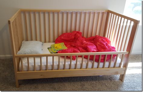 Sniglar Crib Hack, Ikea Baby Bed, Ikea Crib Hack, Sniglar Crib, Ikea Cot, Ikea Toddler Bed, Toddler Floor Bed Frame, Ikea Sniglar Crib, Ikea Crib