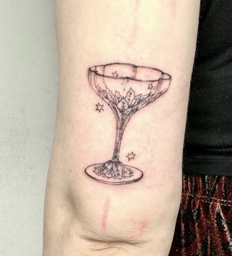 Swag Tattoo, Book Inspired Tattoos, Venus Tattoo, Tea Tattoo, Apple Tattoo, Cosmic Tattoo, Glass Tattoo, Small Tats, Wicked Tattoos